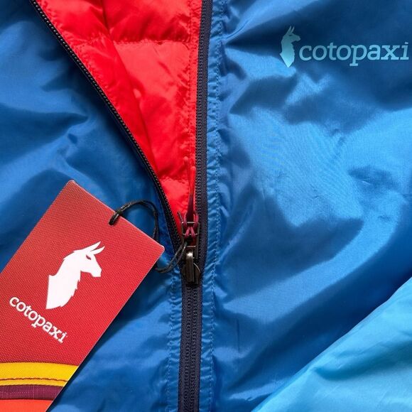 NWT Cotopaxi Teca Calido Womens Hooded Jacket‎ XS Blue Orange Red, Zip Po… - Picture 4 of 11